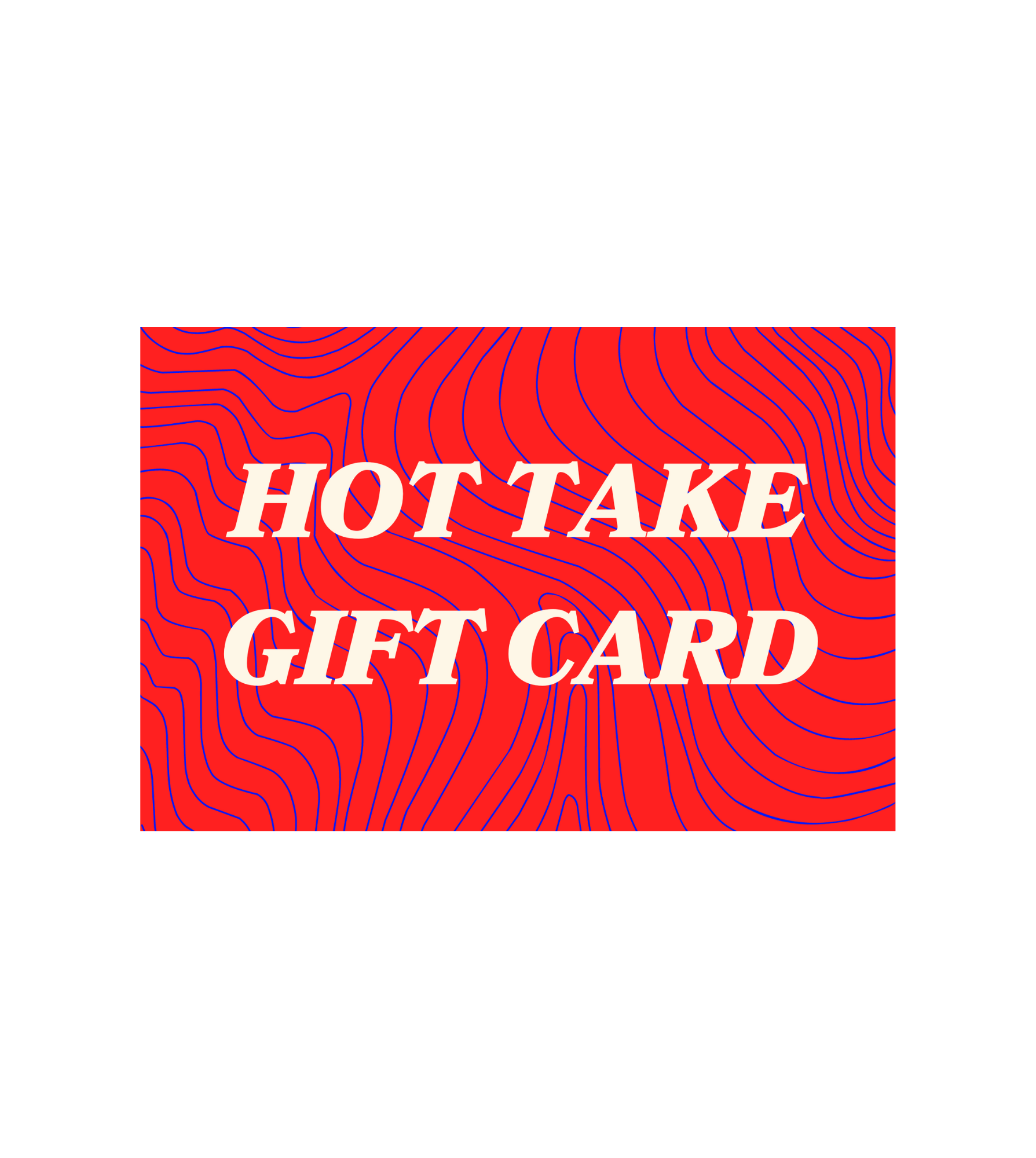 Hot Take gift card