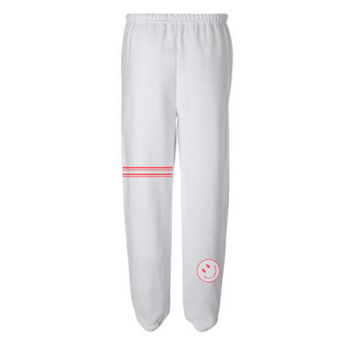 Eat More Dessert Sweats – White + Red