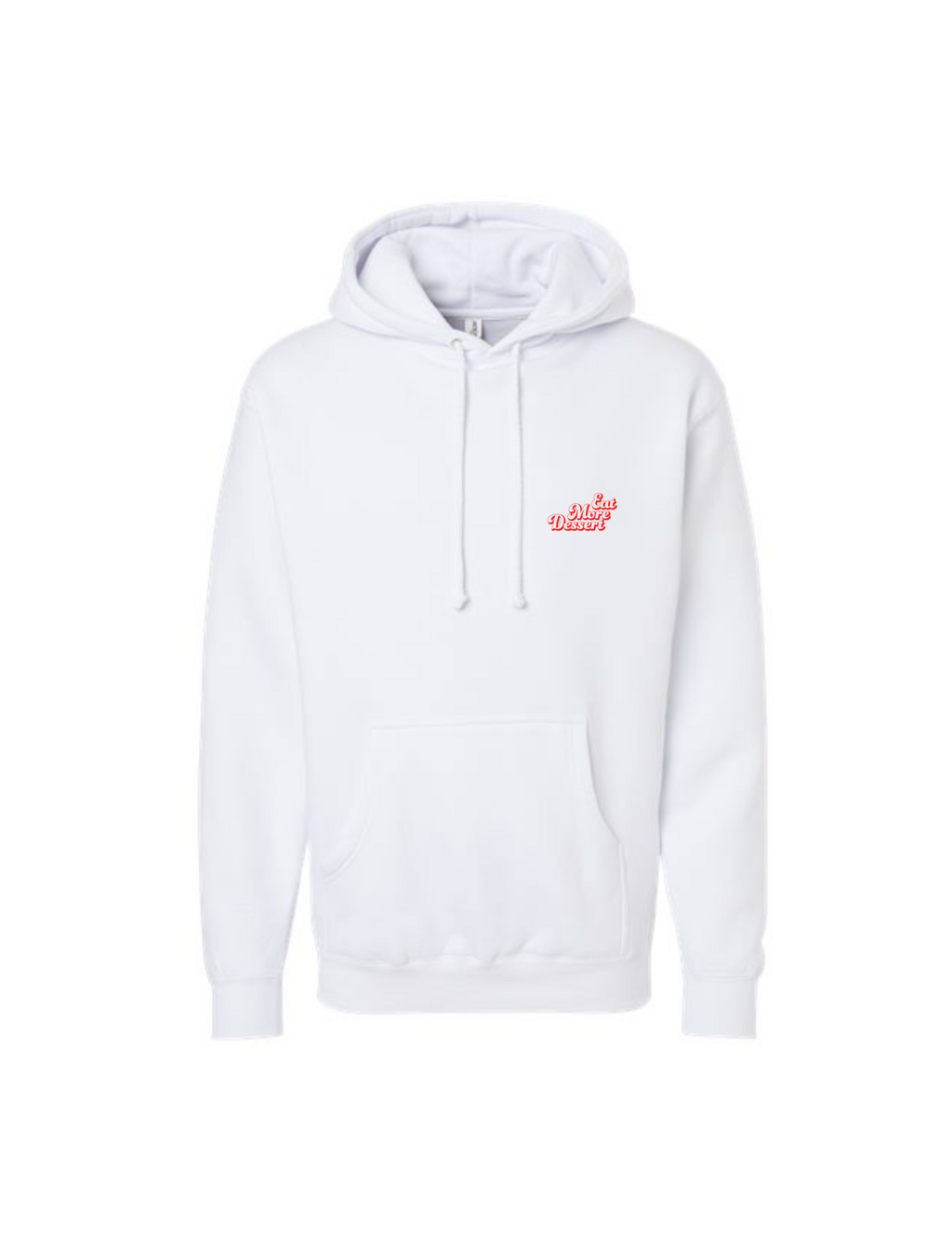 Eat More Dessert Sweatshirt – White + Red
